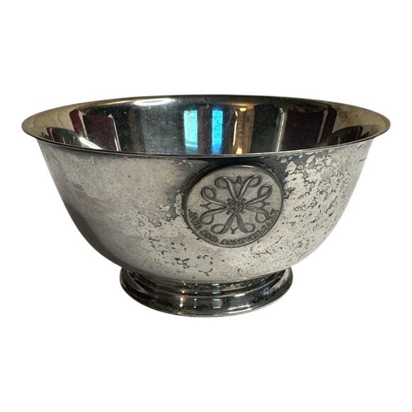 VTG Oneida Silversmith Avon 88th Anniversary Silverplate Bowl - Picture 1 of 7